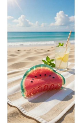 D&D Storee Modern Tasarım Karpuz Model Parlak Mandal Toka