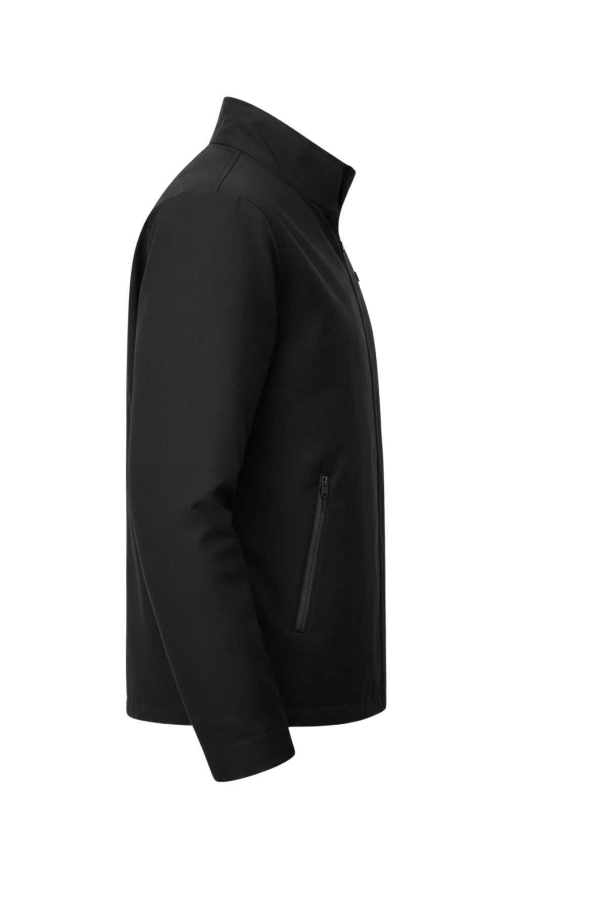 SİVAİST  Siyah Erkek Polyester Karışımlı İnce Rüzgarlık Su Ve Rüzgar Geçirmez Mevsimlik&Yazlık Mont - Görsel 3