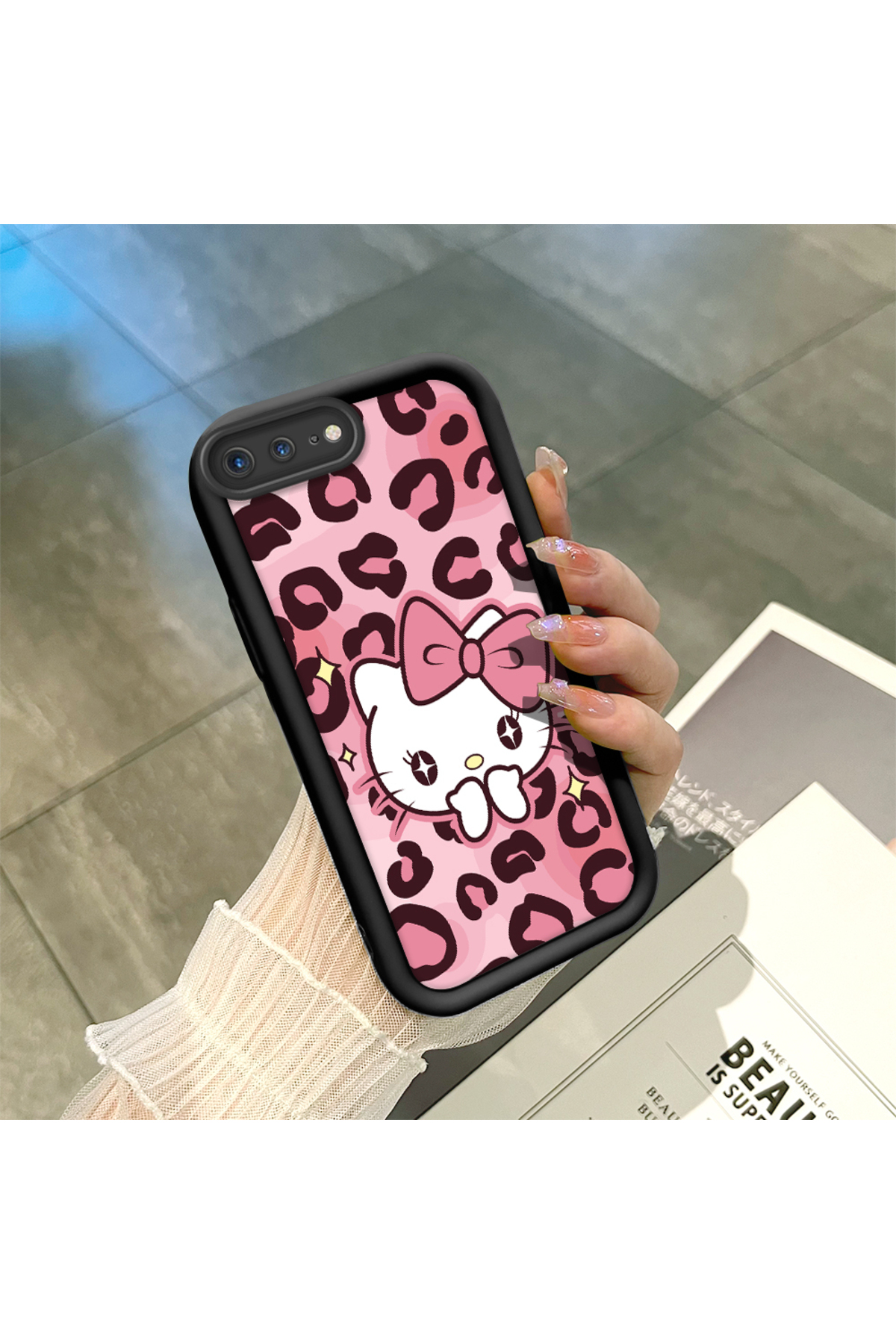 black Silicone Case Shockproof Camera Protection for iPhone 7 Plus/8 Plus
