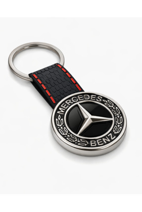 Baghes Premium Mercedes Anahtarlık Krom Kaplama Oto Anahtarlık Metal Gövde Şı...
