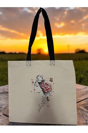 Marka Gabardin Bez Çanta Siyah Kulp 40x35 cm