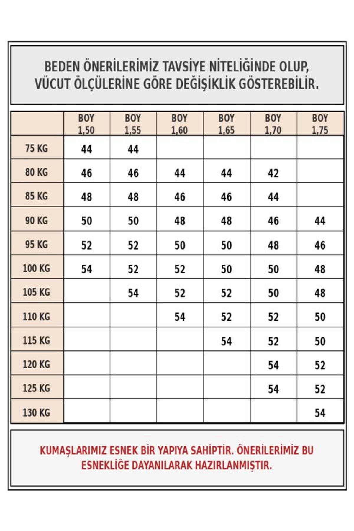 EYLÜLXXL  KADIN BÜYÜK BEDEN BORU PAÇA PANTOLON - Görsel 7