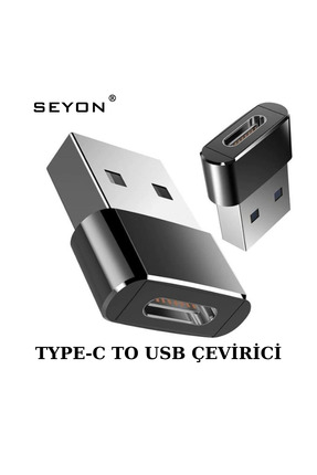 seyon Type-C (dişi) to USB (erkek) OTG Çevirici