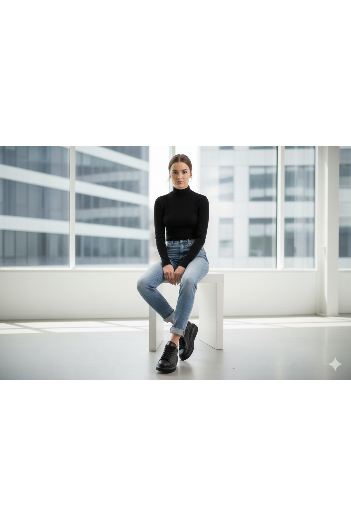 zege shoes  Aura Sneaker Günlük Spor Ayakkabı Yüksek Taban - Görsel 4