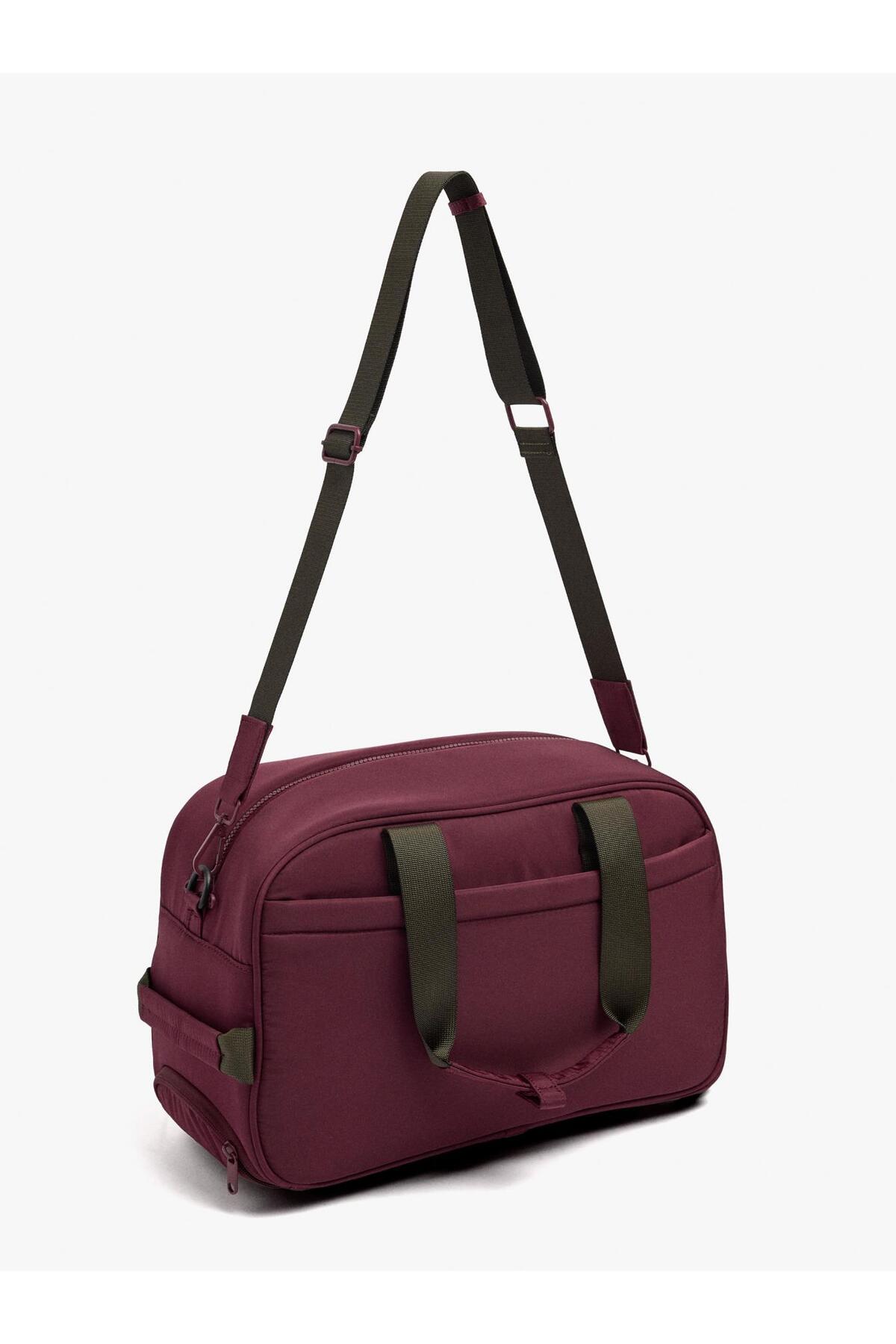 PARFOIS Teknik Kumaş Weekend Çanta(Ölçü(cm): 42x28x24(UxYxG)) görsel 3