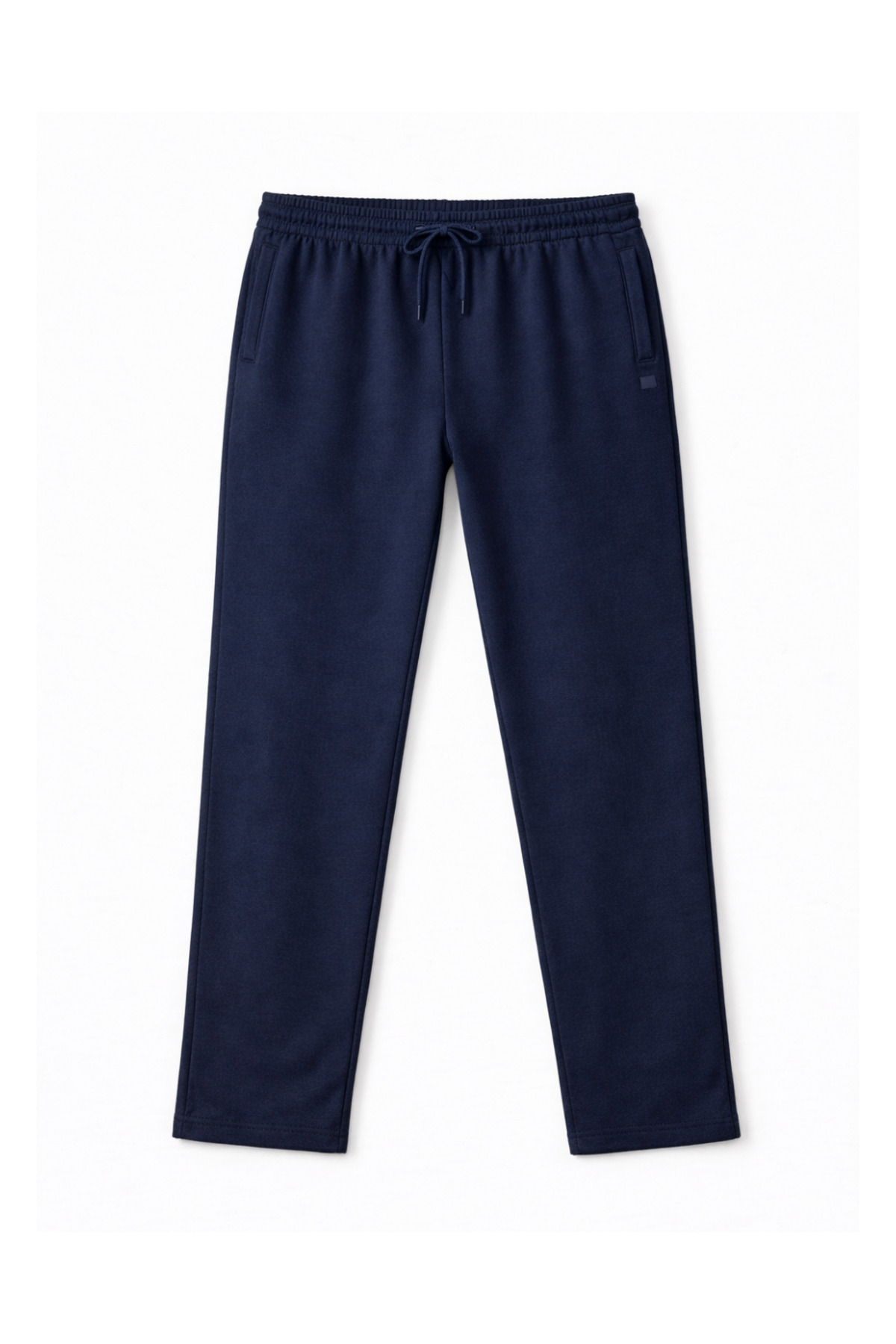 BattalModa Erkek Büyük Beden Lacivert İki İplik Cep Fermuarlı Eşofman Altı 3XL-4XL-5XL-6XL-7XL-8XL görsel 4