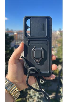 TechTrove Tecno Spark 20 / 20C / Go 2024 İçin Uyumlu Boyun Askılı Yüzüklü Sta...