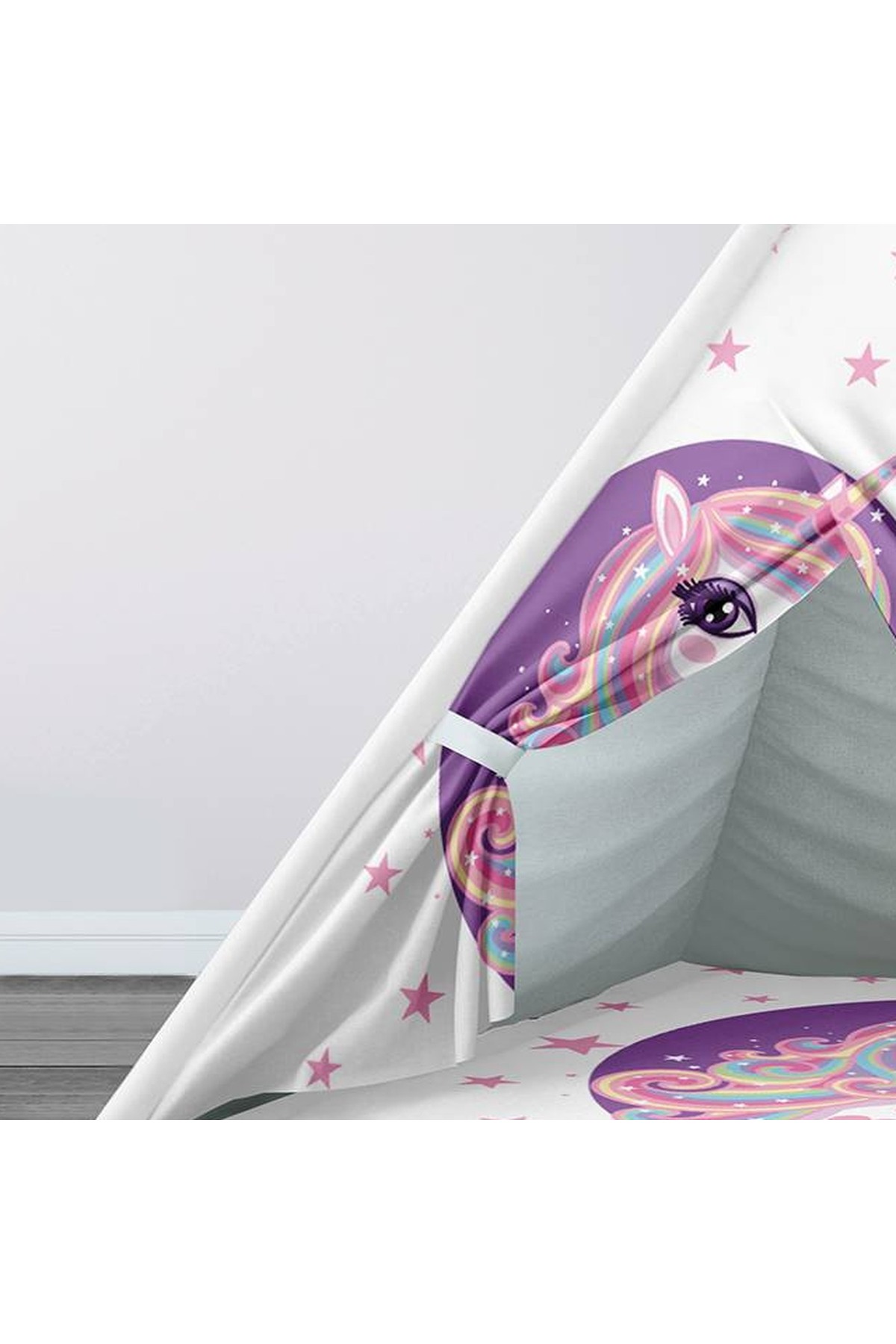 instababyrooms Çocuk Oyun Çadırı Unicorn Dijital Baskılı fotoğrafı 2 (önizleme)