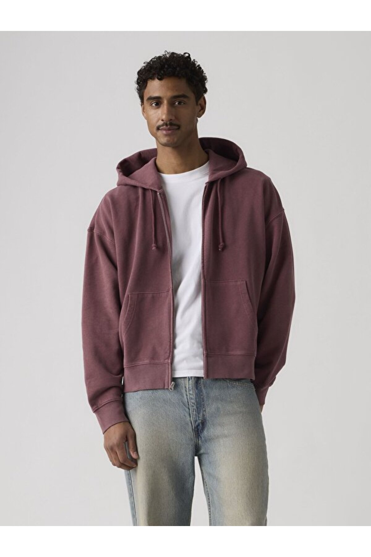 سویشرت زیپ‌دار تمام زیپ Hayes مدل Boxy لیوایز سویشرت Levi's