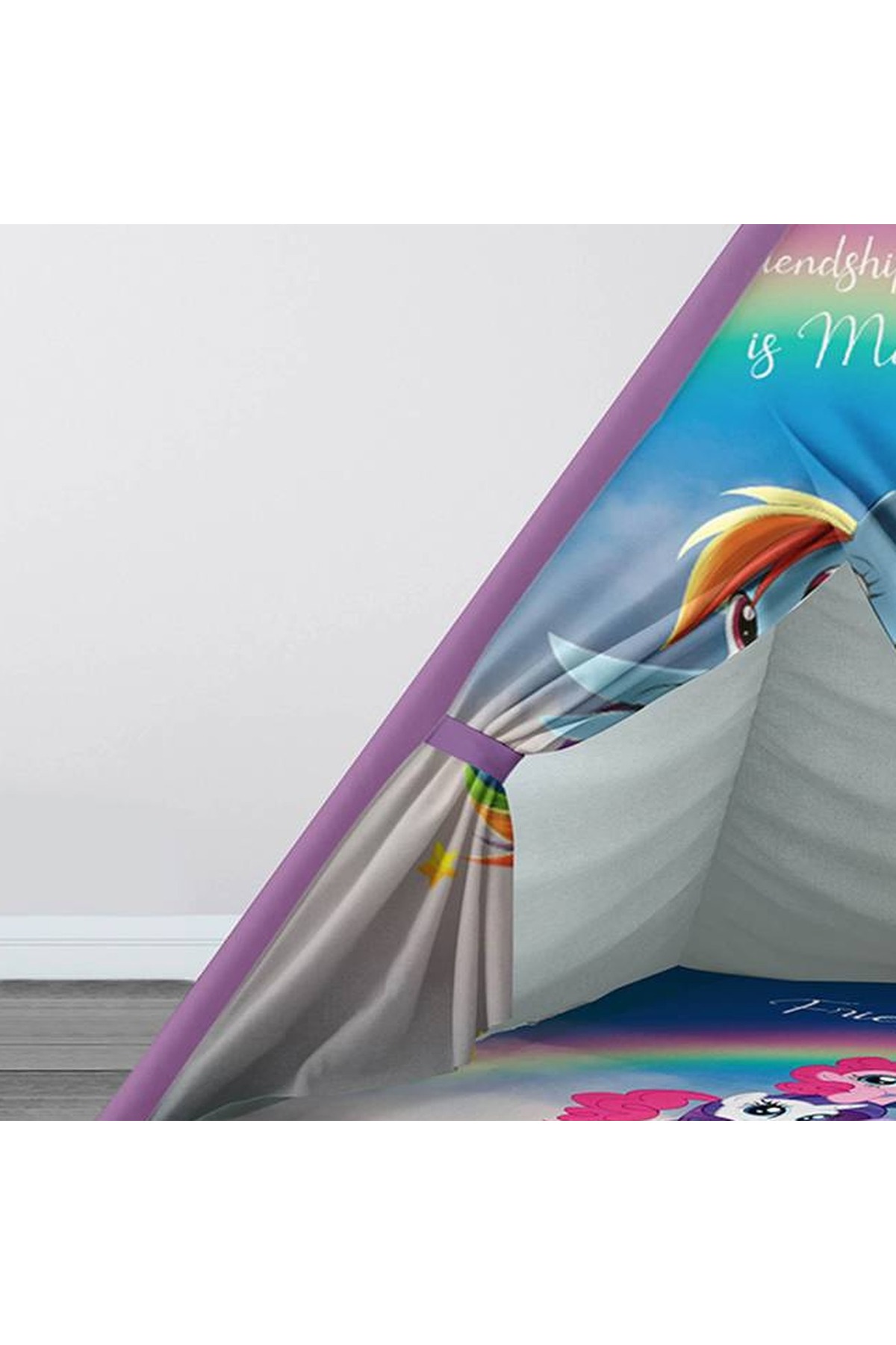 instababyrooms Çocuk Oyun Çadırı My Little Pony Dijital Baskılı fotoğrafı 2 (önizleme)