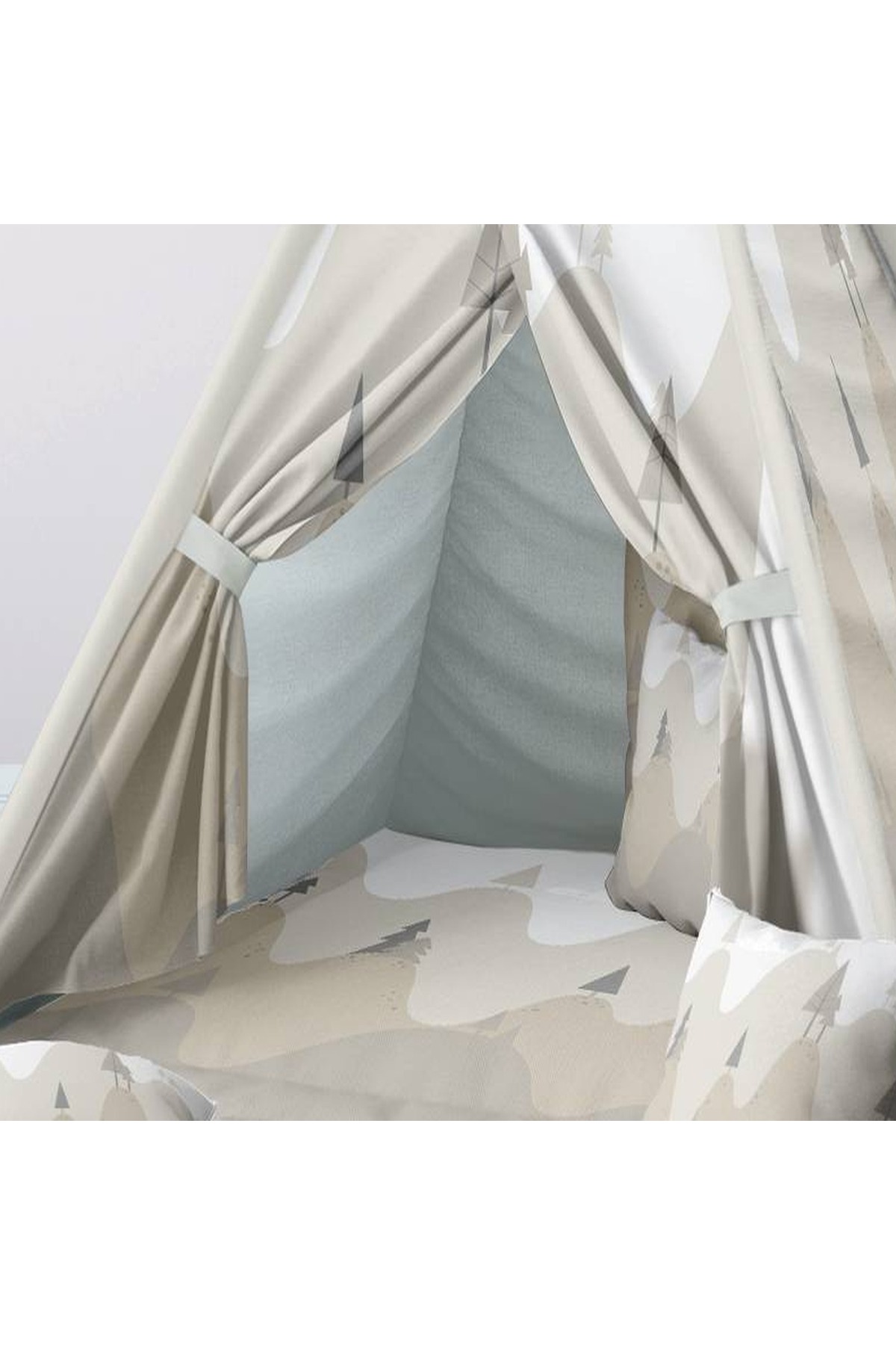 instababyrooms Çocuk Oyun Çadırı Doğa, Orman, Dağlar Dijital Baskılı fotoğrafı 3 (önizleme)