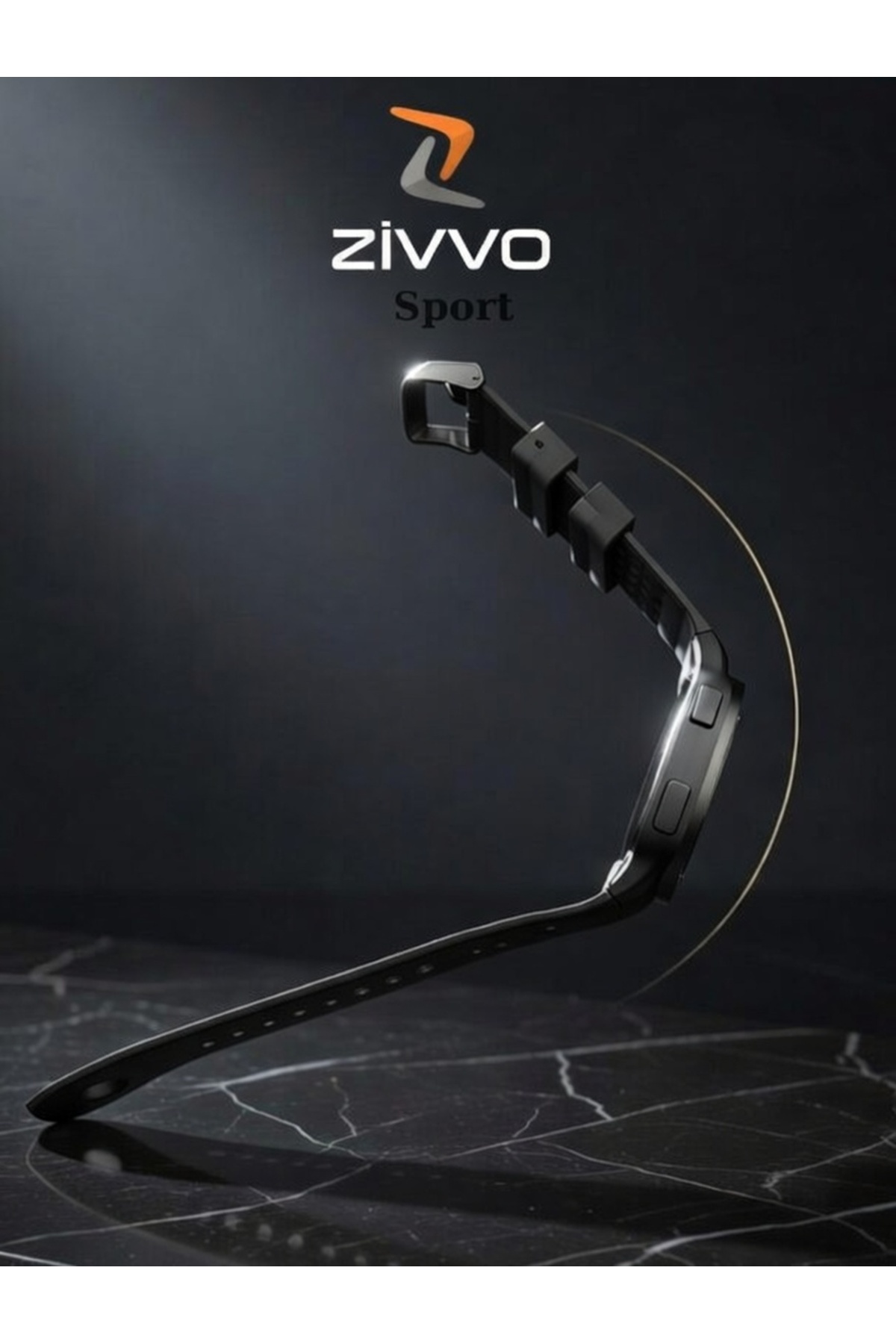 Zivvo Su Geçirmez Kronometreli ışıklı Dijital Koşu Saati Sporcu Günlük Kullanım unisex görsel 5