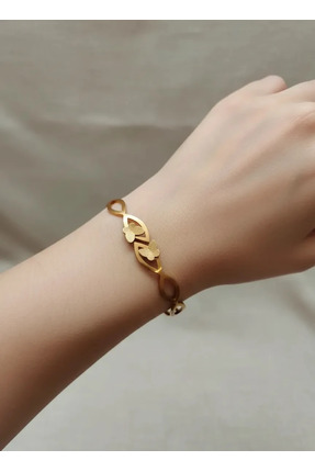 BadeBodrum Çelik Kelepçe Gold Kelebek