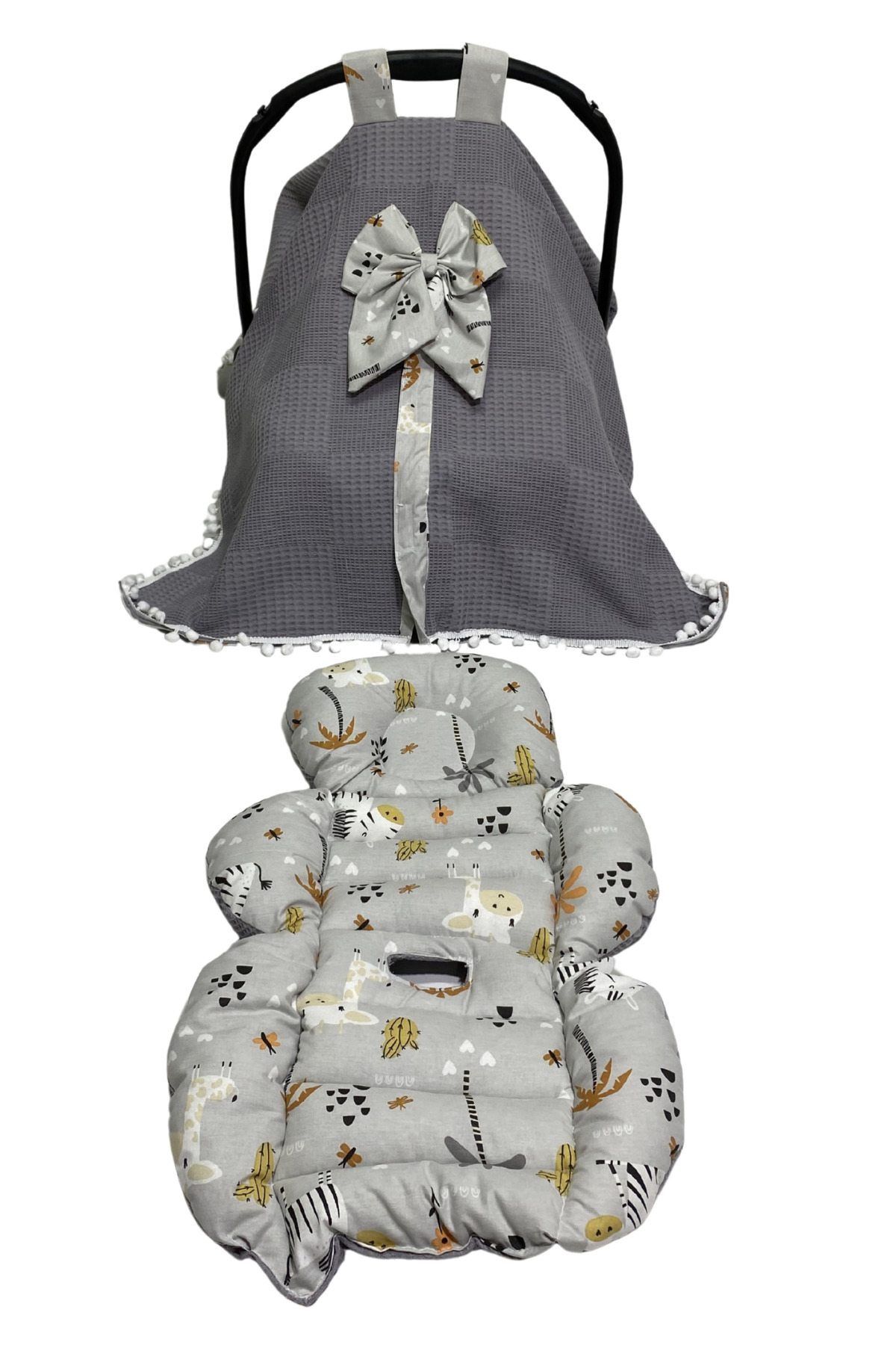 Happy Baby Dikiş Atölyesi 13’lü Babynest Anne Yanı Puset Örtüsü Alt Açma Emzirme Yastığı Ana Kucağı Bebek Arabası Minderi fotoğrafı 5 (önizleme)