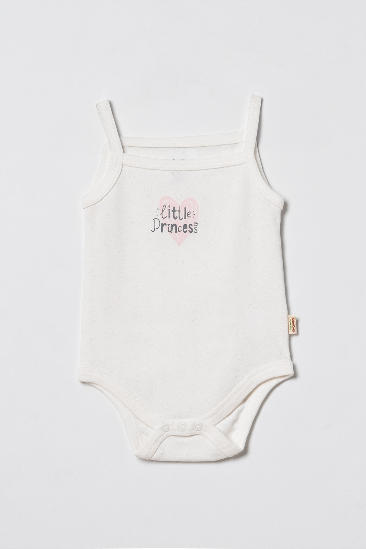 BabyCosy Organic Wear %100 Organik Pamuk,2’li Askılı Bebek Body–Kız Bebek Yazlık Atlet Body Set,Bebek ve Yenidoğan Serisi fotoğrafı 2 (önizleme)