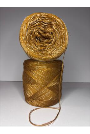 Ana&Kuzusu İplik Hardal italyan merserize viskon, gold sim (5 kat sarım) (yaz...