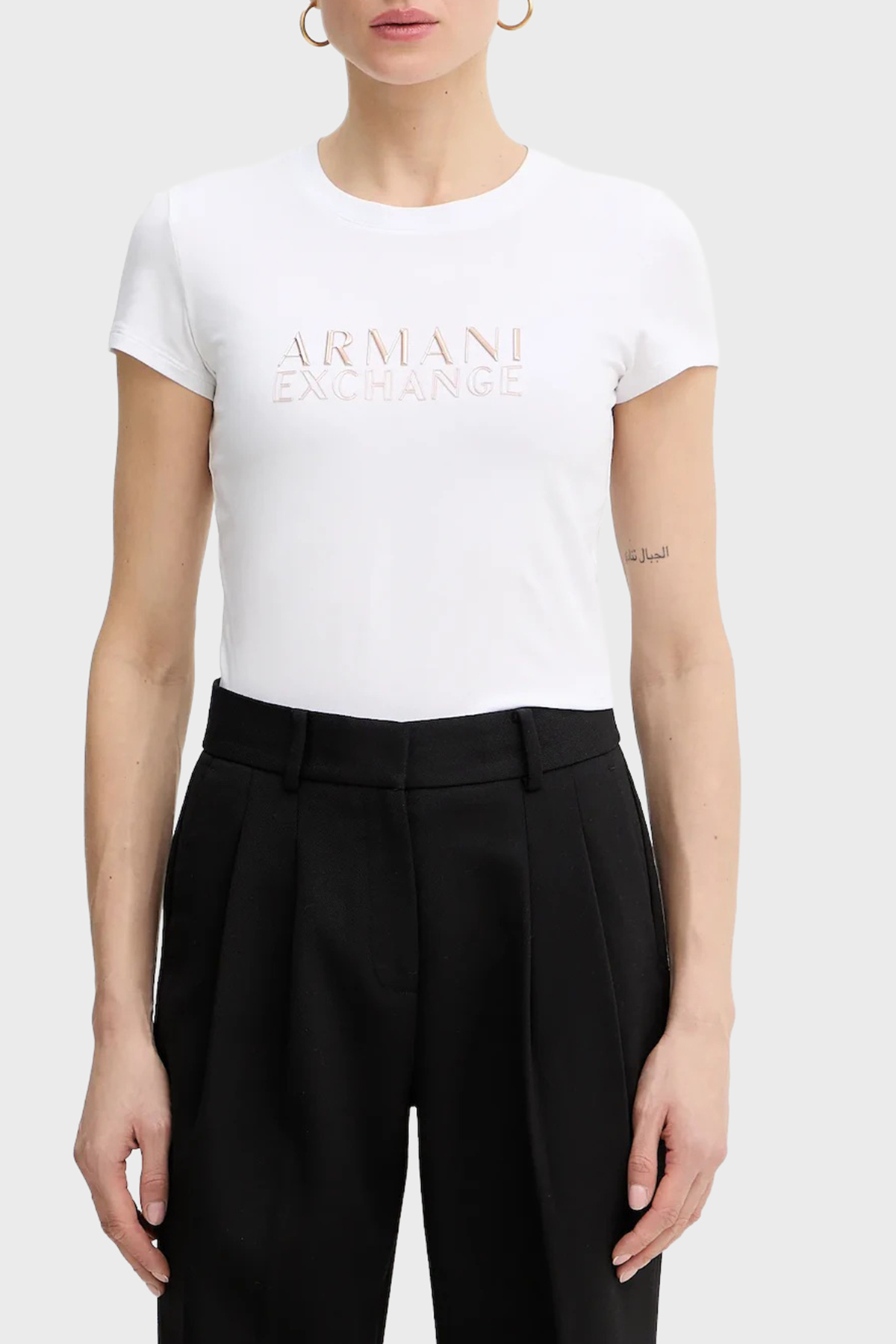 تیشرتزنانهArmani Exchangeسفید