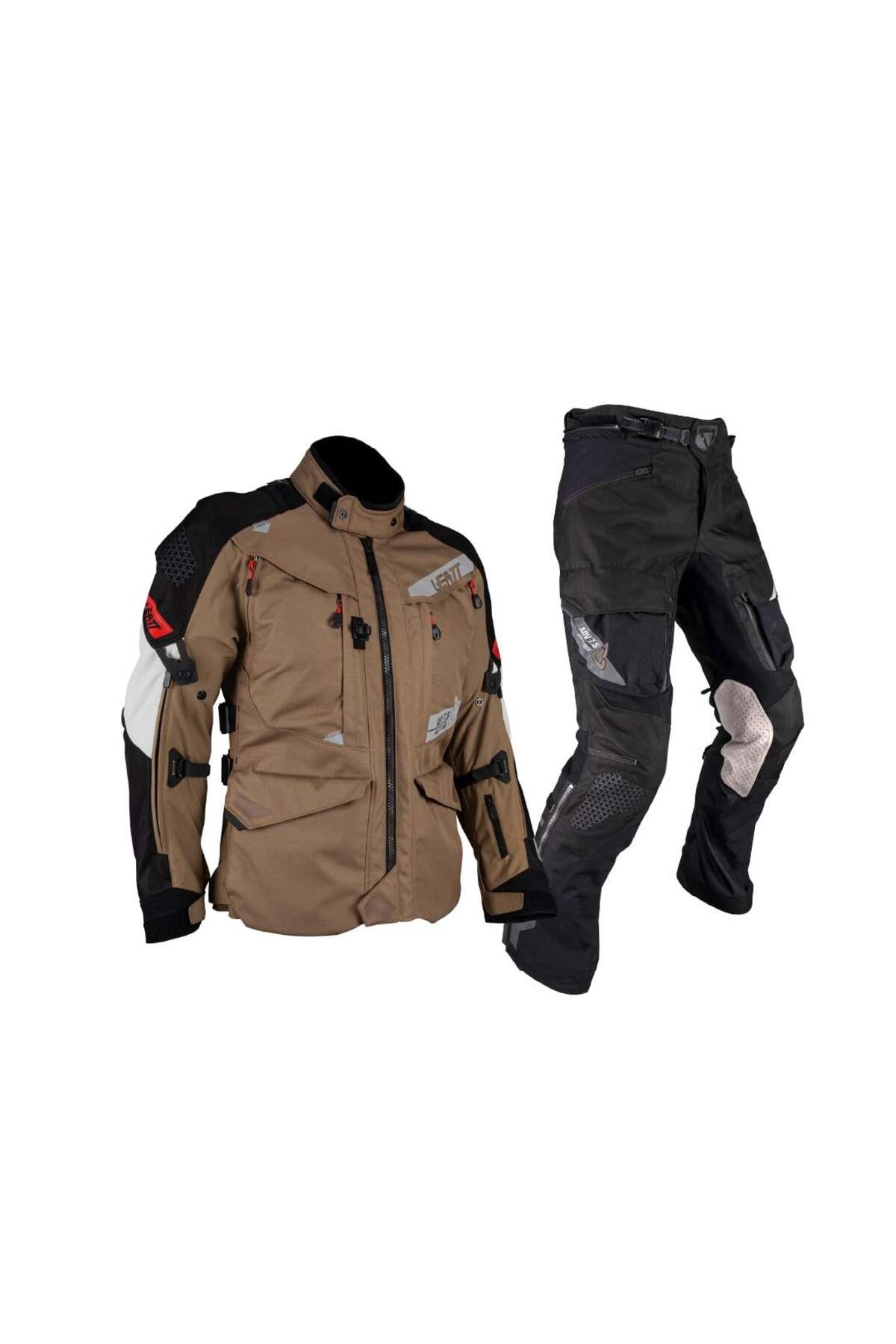 Leatt Adv 7.5 Multi-Tour Kahverengi Motosiklet Montu ve pantolonu