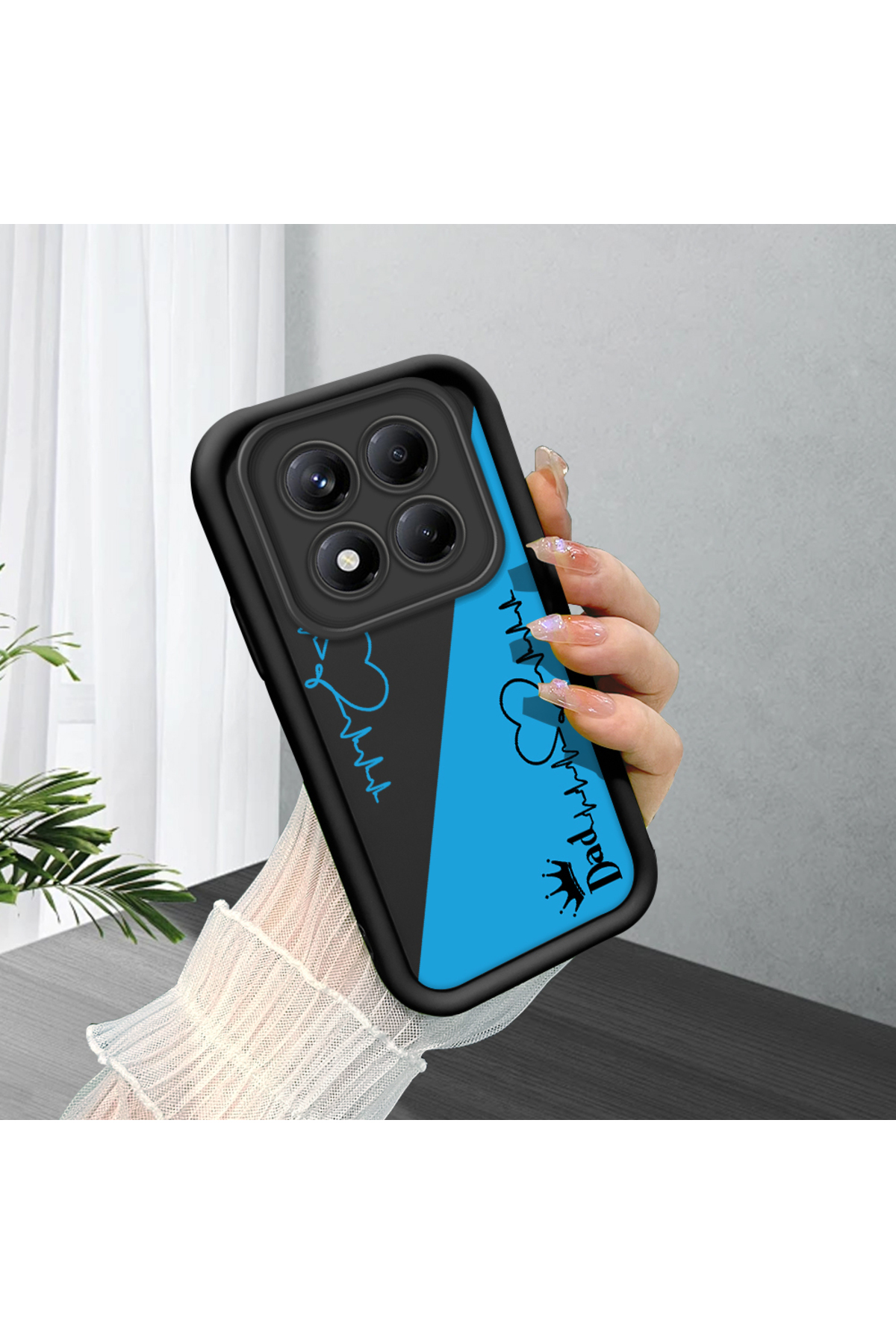 Black Silicone Case with Redmi Note 14 Pro Plus+ 5G Shockproof Camera Protected Cartoon