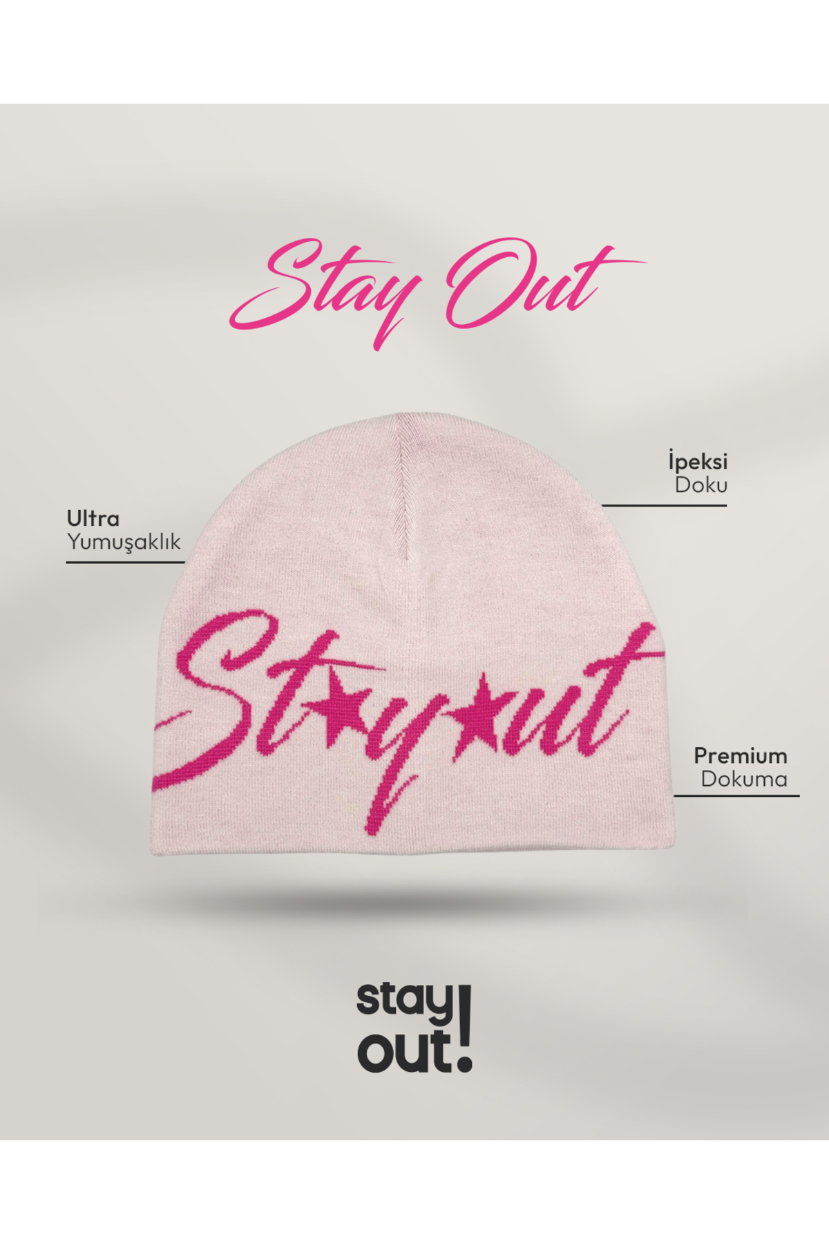 Stay Out y2k Bere görsel 2