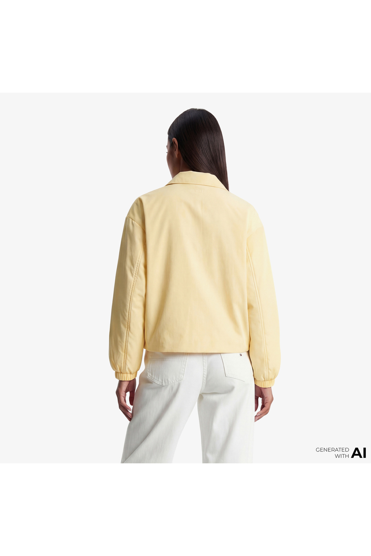 Tommy Hilfiger  Padded Kadın Sarı Ceket - Görsel 2