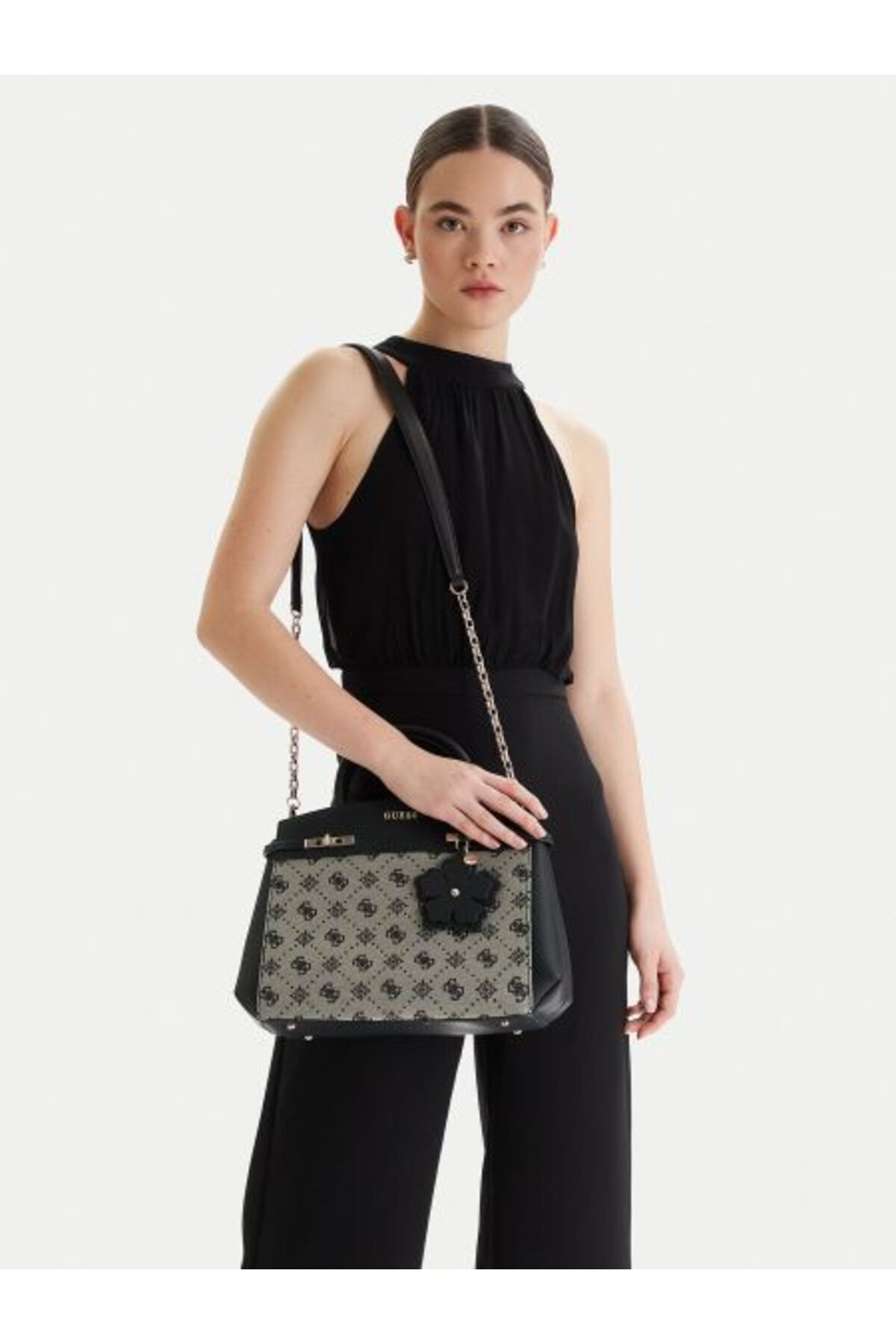 Guess Melinda Logo Kadın El ve Çapraz Askılı Çanta HWJP9902060 görsel 6