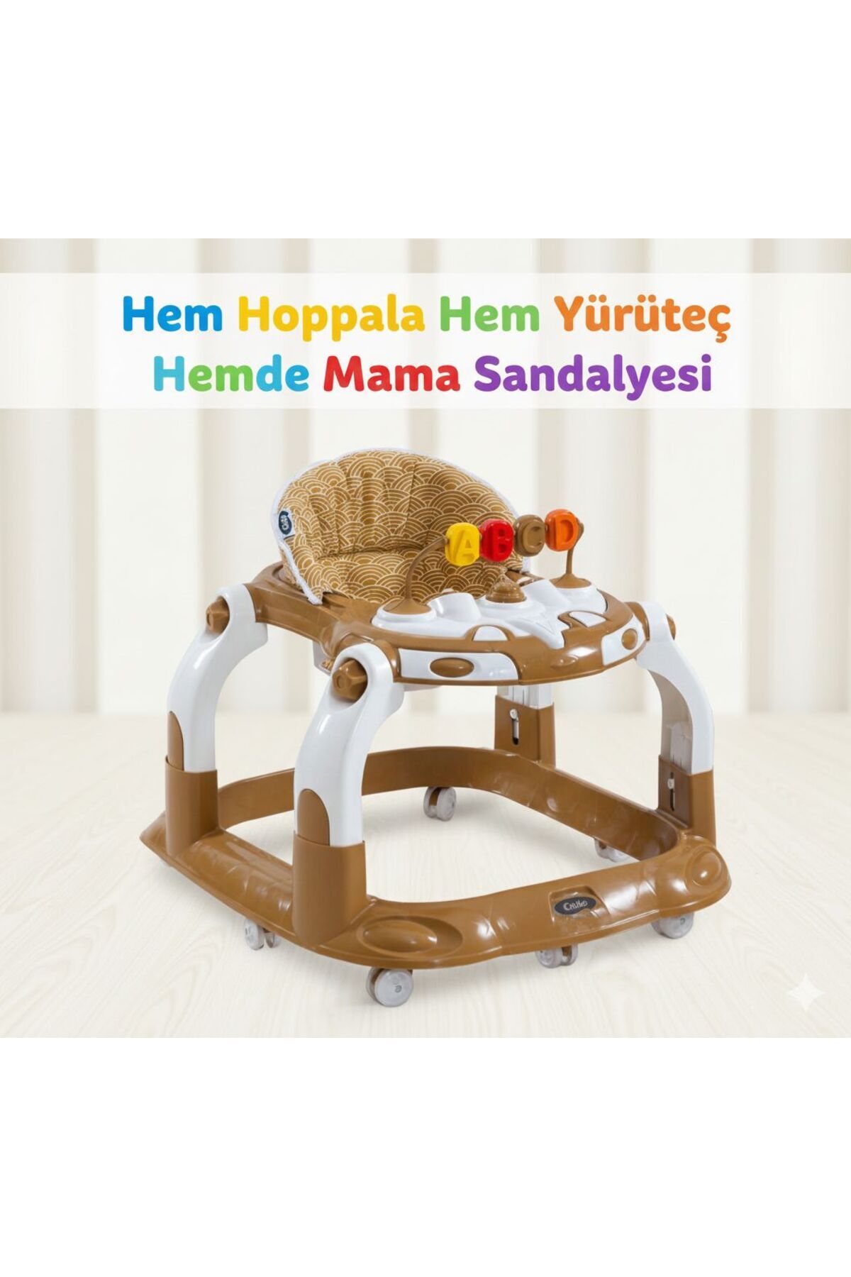 Allians Kornalı Oyuncaklı Mama Tablalı Zıp Zıp Hoppala Yürüteç ve Örümcek Seti fotoğrafı 2 (önizleme)