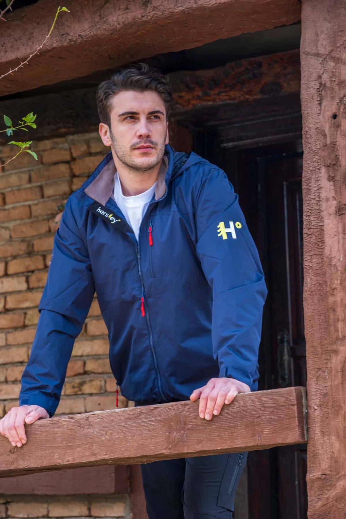 Yeni Sezon Erkek Crew Mont — رنگارنگ HRS-CRW-10 — تصویر 2 از 3