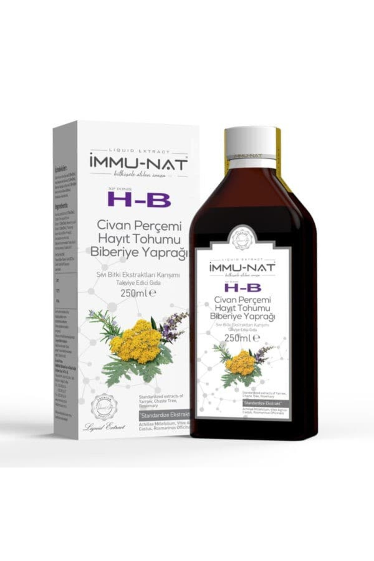 İmmu-Nat XP Tonis HB Civanperçemi-hayıt-biberiye 250 ML - Fiyatı