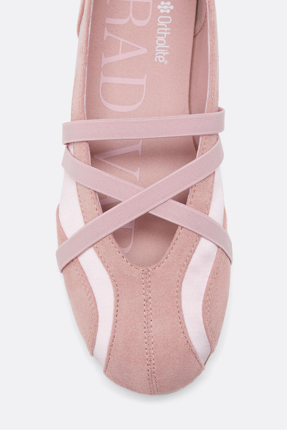 Stradivarius  Çapraz bantlı sneakerina - Görsel 4