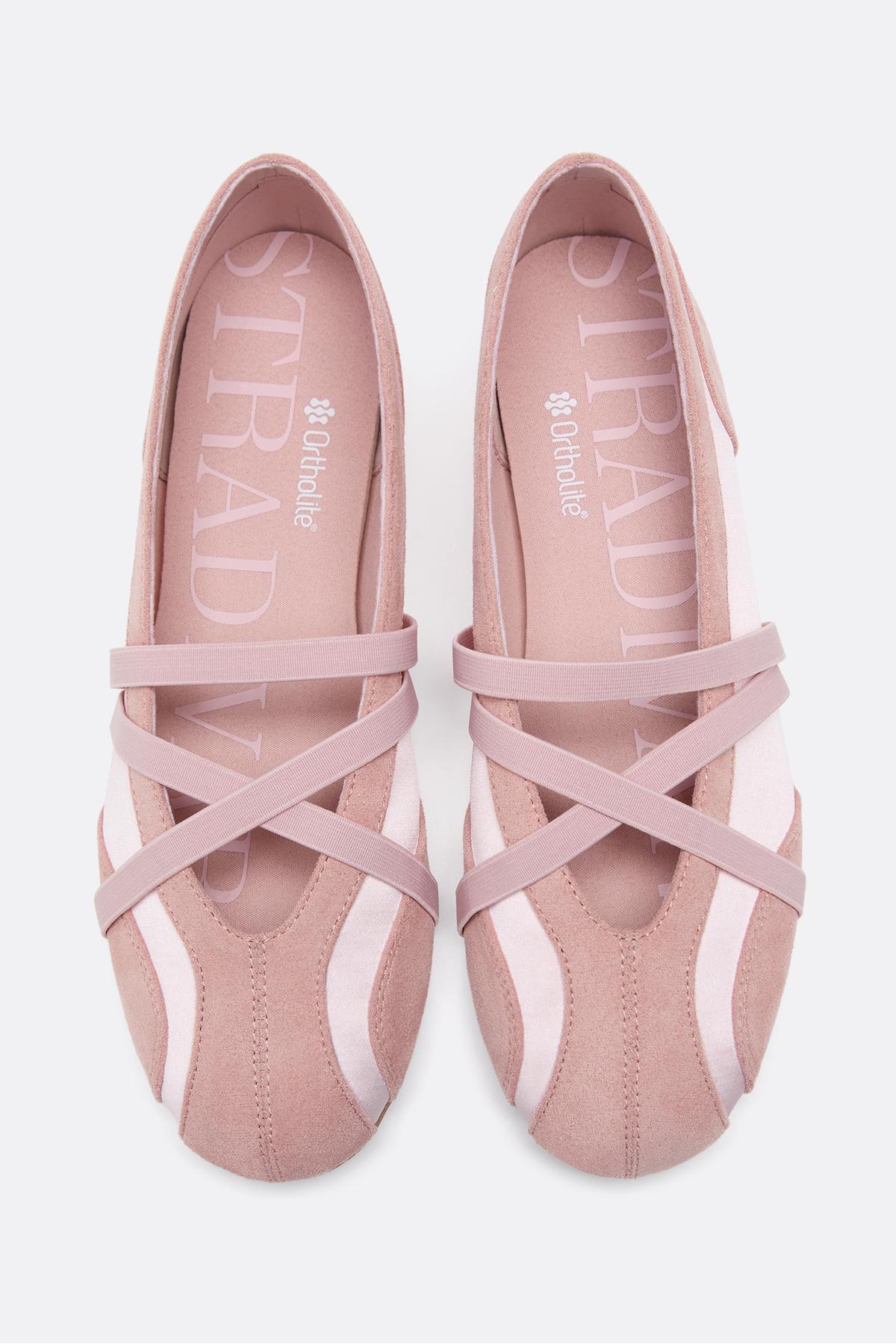 Stradivarius  Çapraz bantlı sneakerina - Görsel 2