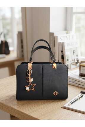 rengarenkmagazasi viyana deri 5 bölmeli kadın omuz ve kol çantası - ayarlanab...