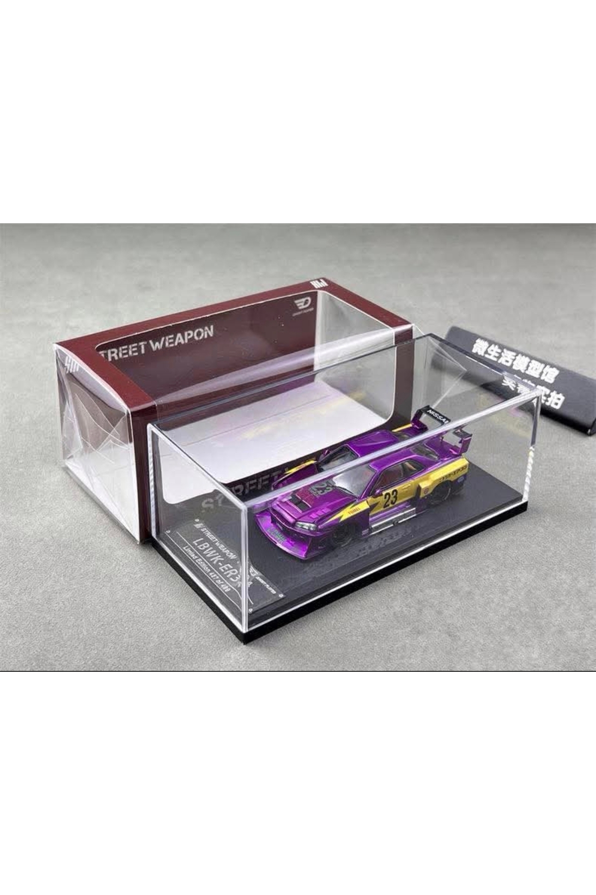 STREET WEAPON LBWK GTR ER34 Chromed Purple Special Edition 499 Limitli ...