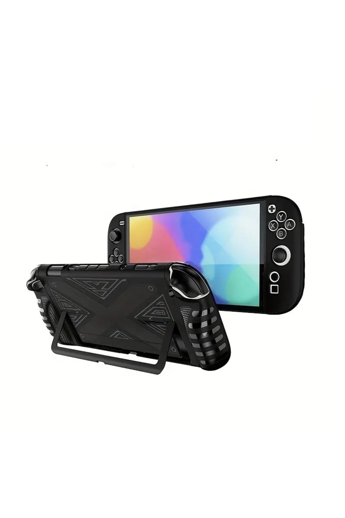 Teknoroket Switch 2 Darbe Emici Komple Kılıf – Dock Uyumlu (Switch