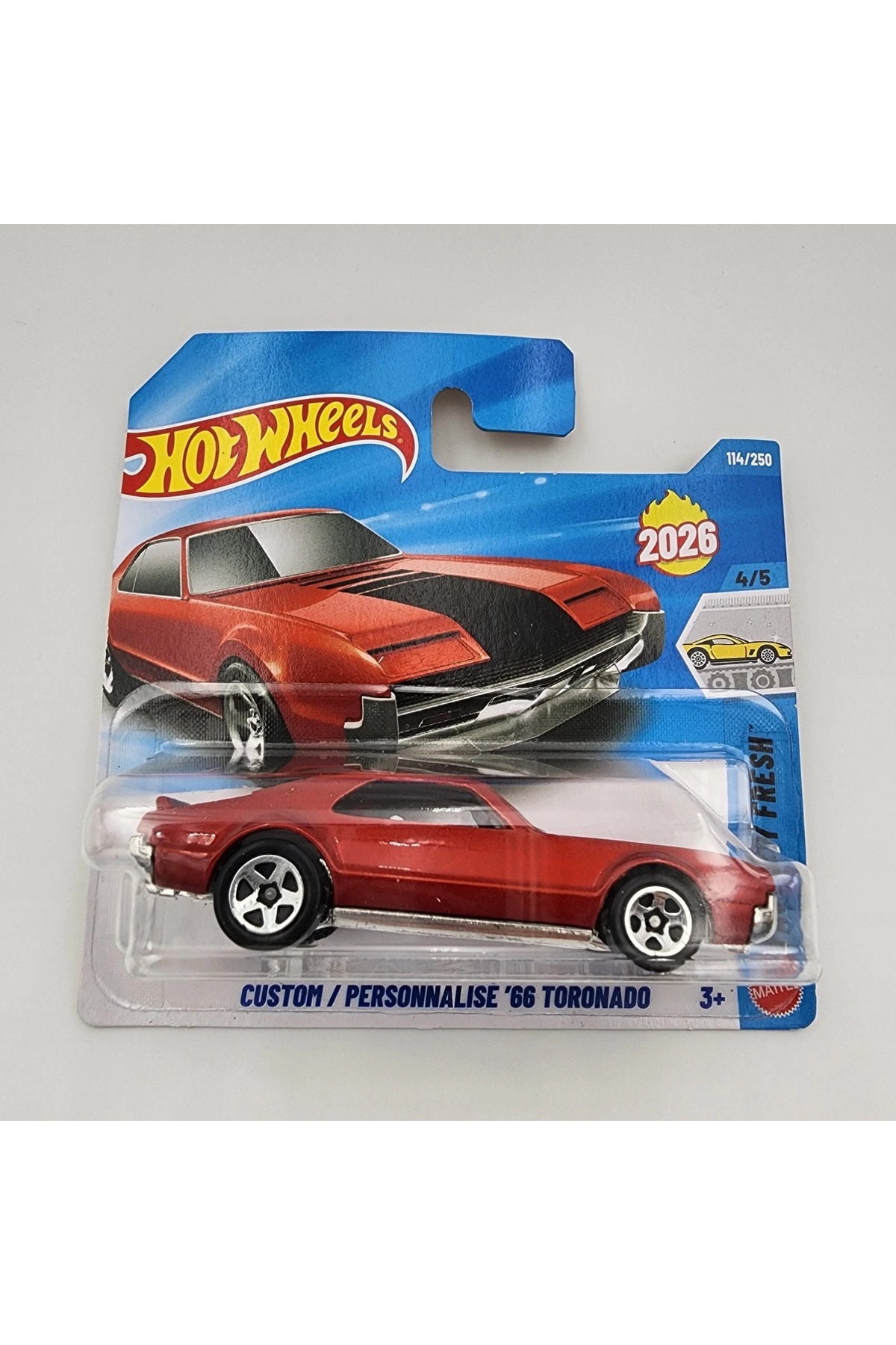 HOT WHEELS Custom 1966 Toronado 1:64 Diecast Model Araba