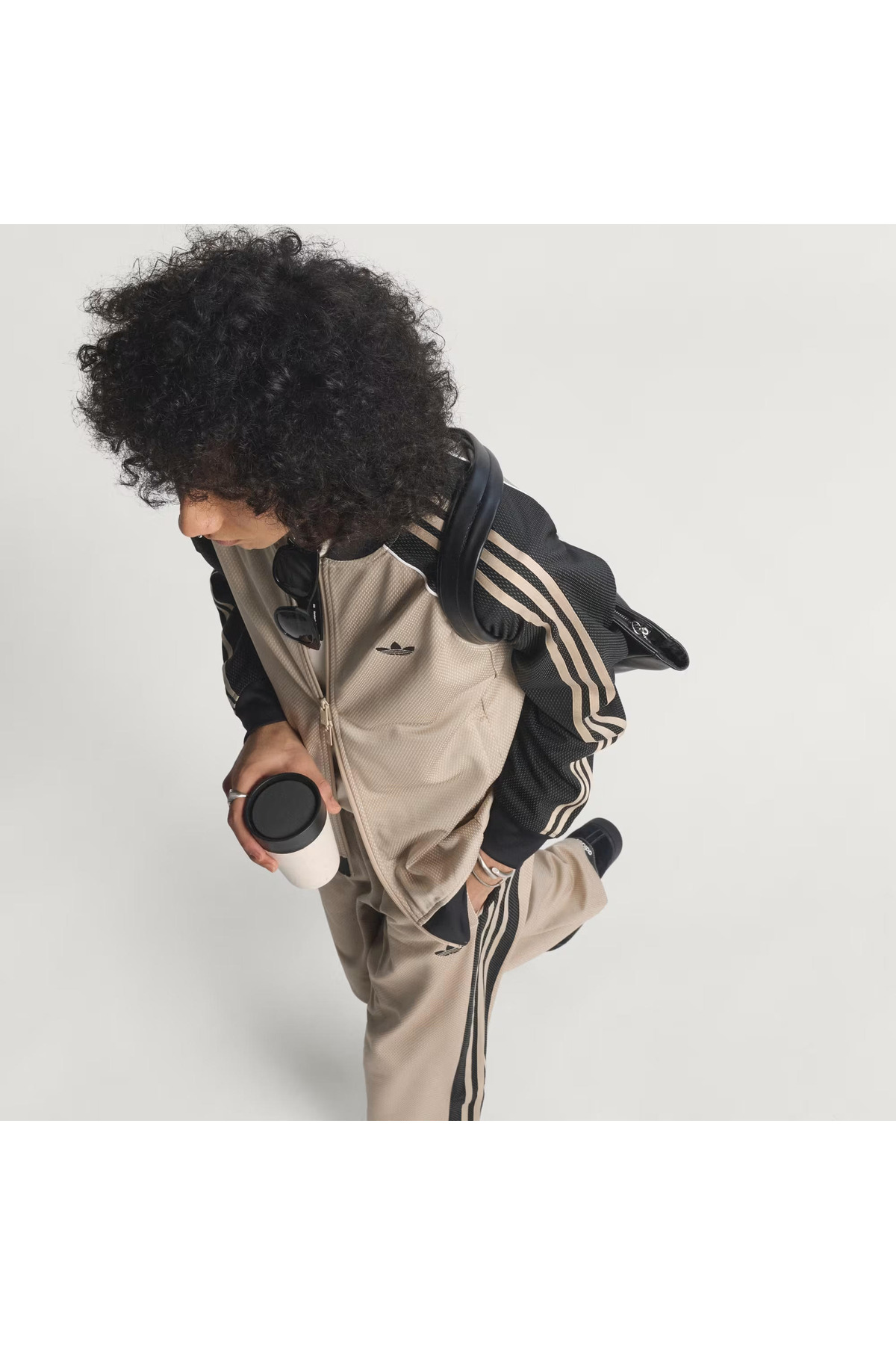 adidas Loose Mesh Erkek Sweatshirt görsel 5