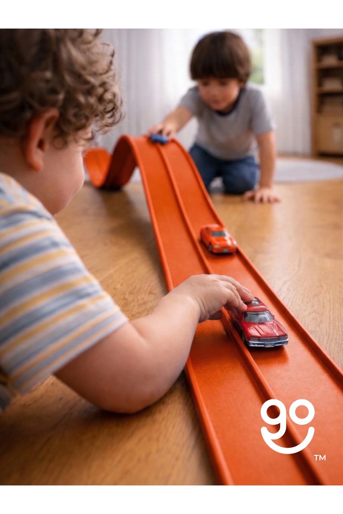 Go Track Orange Color Flex Race-Action Track 4.5 Mt - Flex track