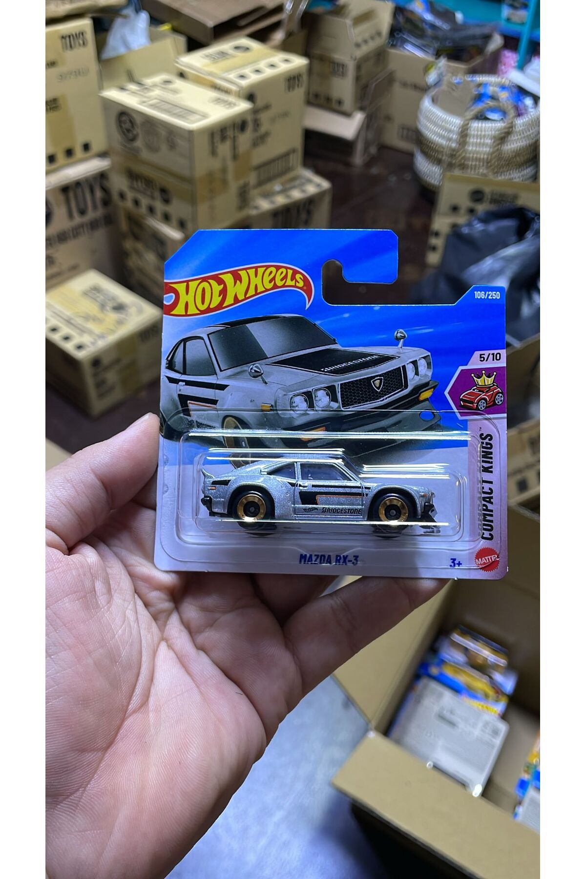 HOT WHEELS Mazda RX-3 1:64 Diecast Model Araba JDM Spor Araba