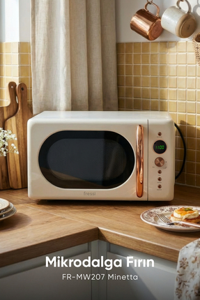 Fressi Minetta 20 Litre Krem Mikrodalga Fırın FR-MW207