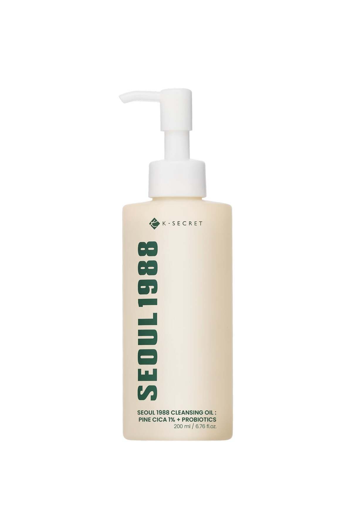 K-Secret SEOUL 1988 Cleansing Oil : Pine Cica 1% + Probiotics – Gözenek Arındırıcı ve Makyaj Temizle — KS0560