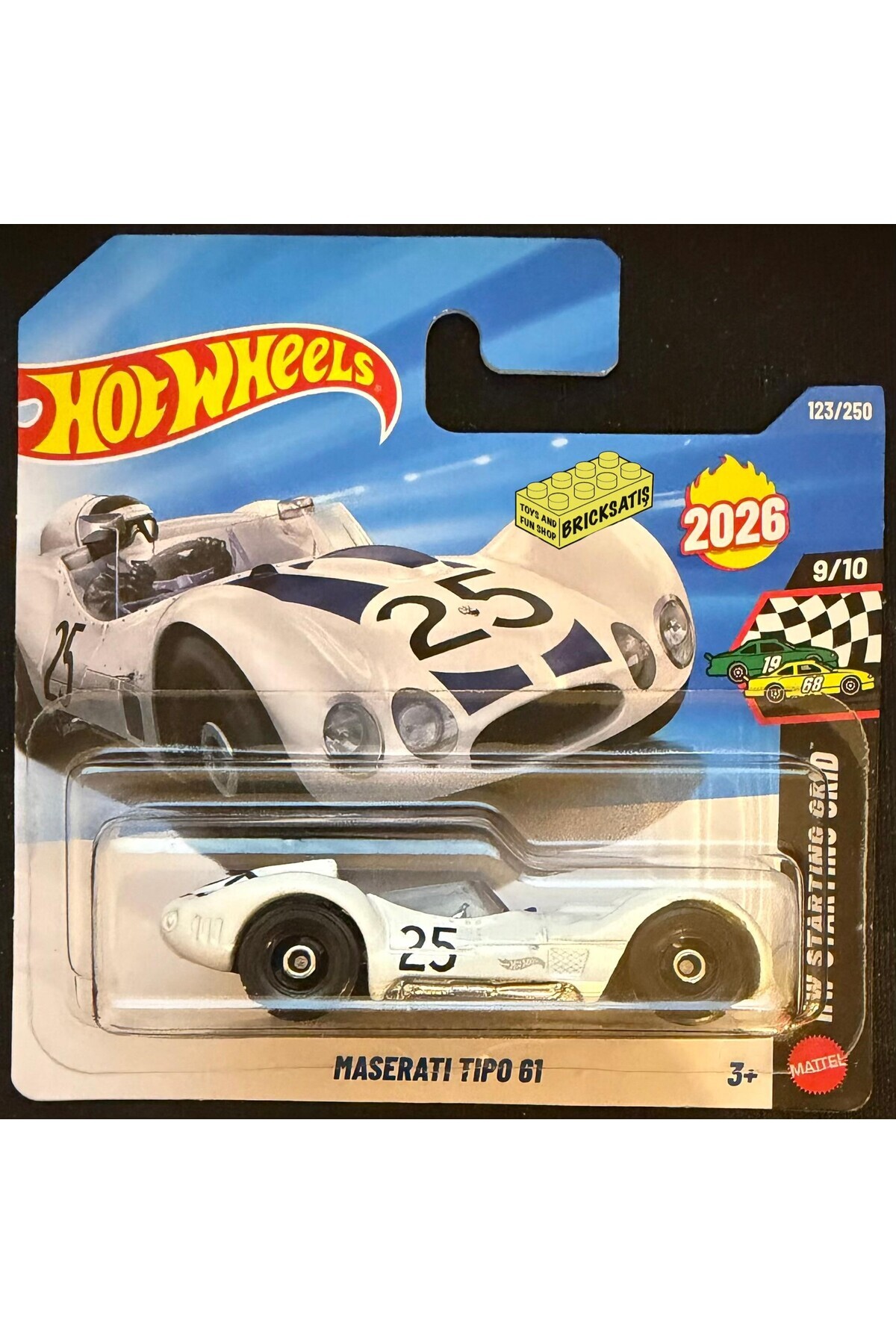 HOT WHEELS Tekli Arabalar Maserati Tipo 61 JJH44 (Starting Grid
