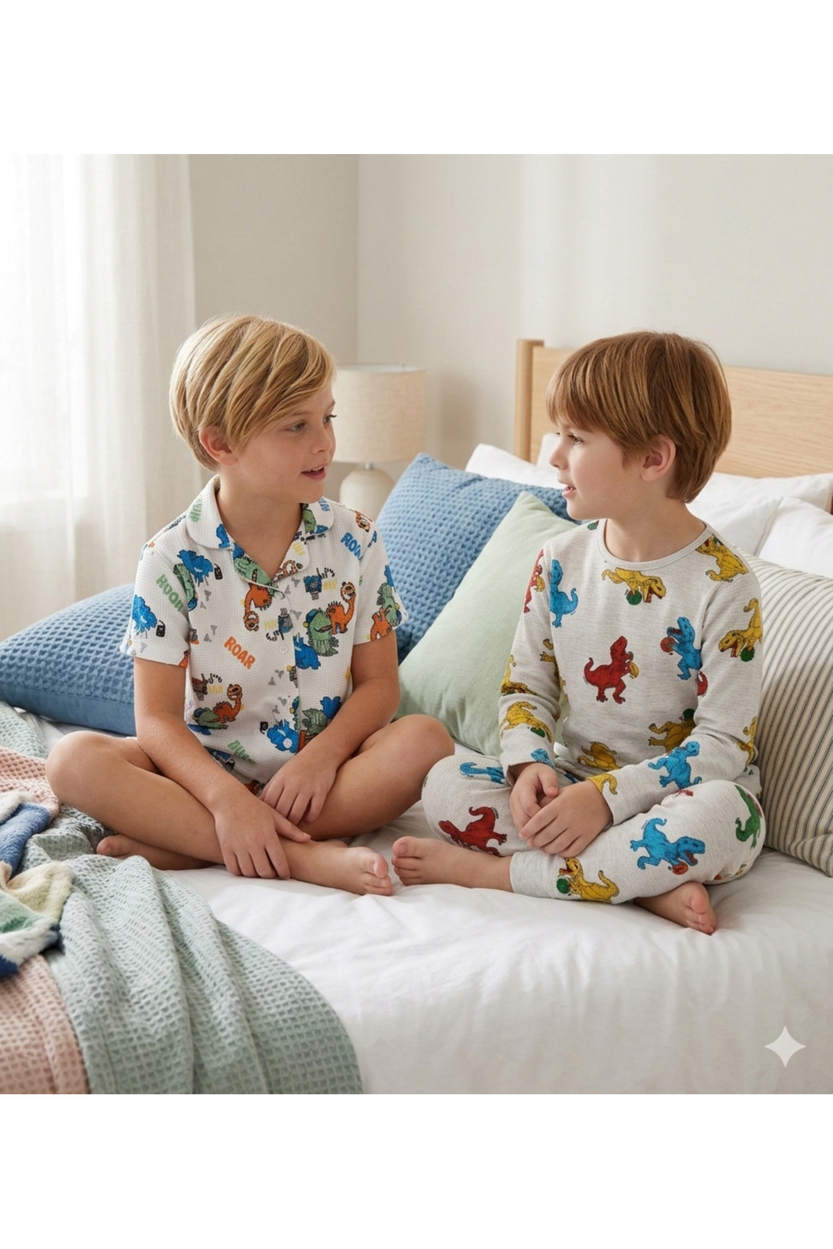 DANBİ Erkek Çocuk Mevsimlik Yazlık Pijama Takımı 2'li Set 4,5,6,7,8,9,10,11 Yaş fotoğrafı 2 (önizleme)