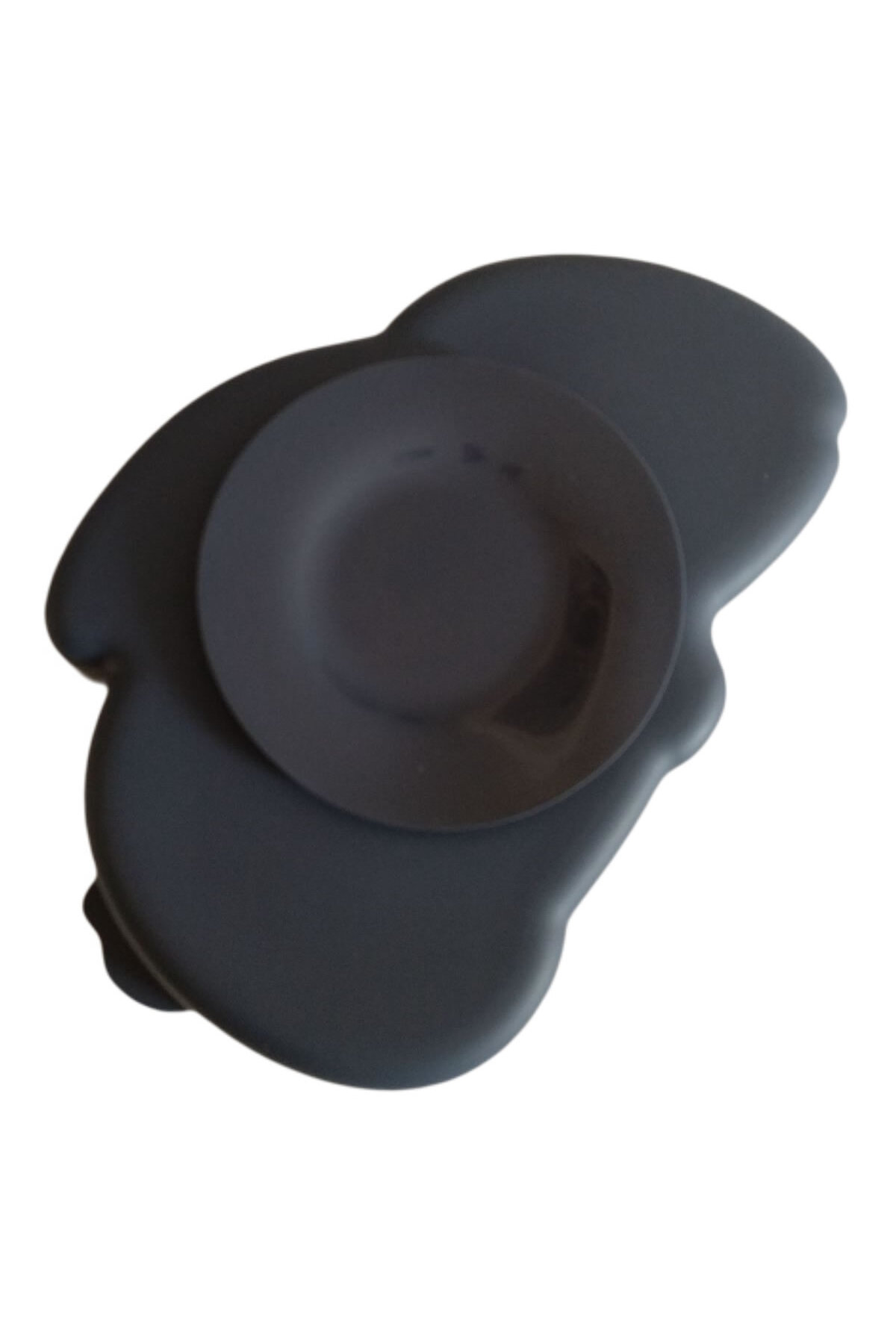 jojobebek Tavşan -Vakumlu Silikon Mama Tabağı, Paslanmaz Çelik Çatal, Kaşık ve Saklama Kutusu (Lacivert) fotoğrafı 3 (önizleme)