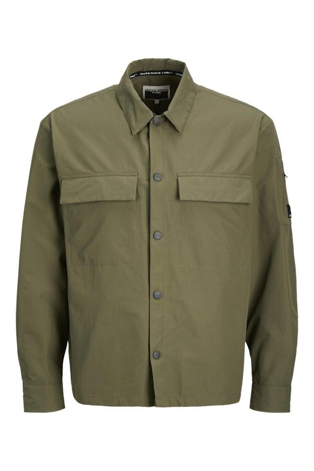 تاپ مردانه سبز Jcofusion Tech کد 12290687-Ivygreen جک اند جونز پیراهن Jack & Jones