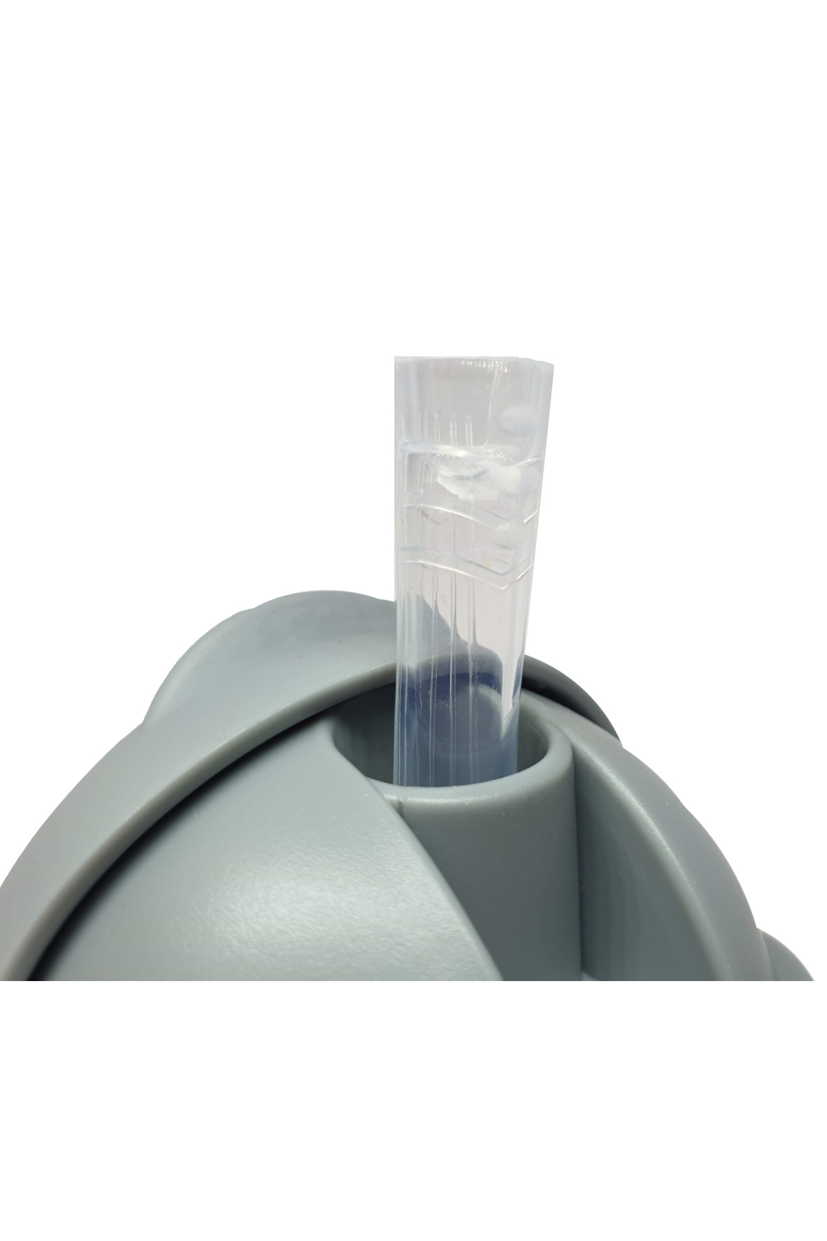 Mininor - Tritan Bebek Çocuk Akıllı Alıştırma Bardağı 220 ml - Grey Seal, Akıllı Pipet fotoğrafı 4 (önizleme)
