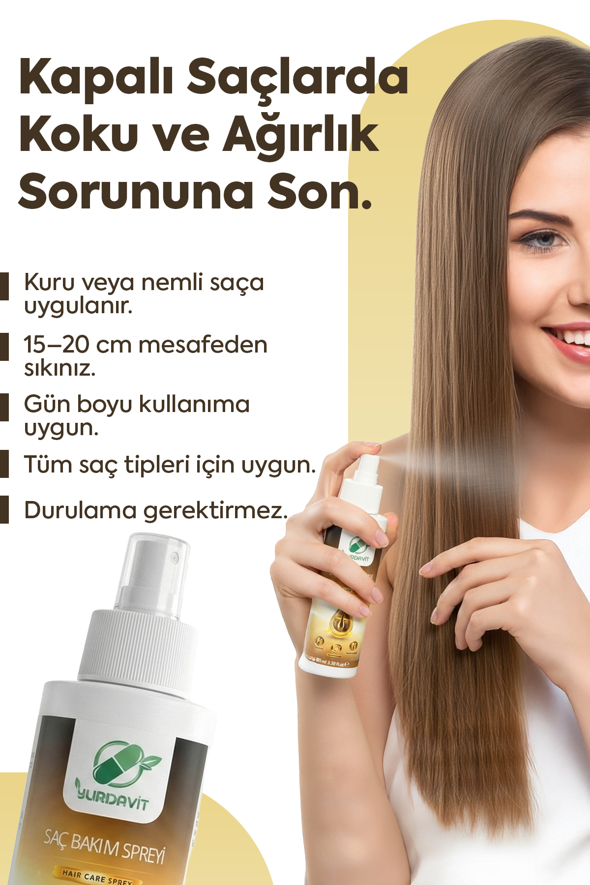اسپری موی حجاب ۱۰۰ میلی‌لیتر - ضد تعریق و بو برای موهای پوشیده شده — sxxzza22
