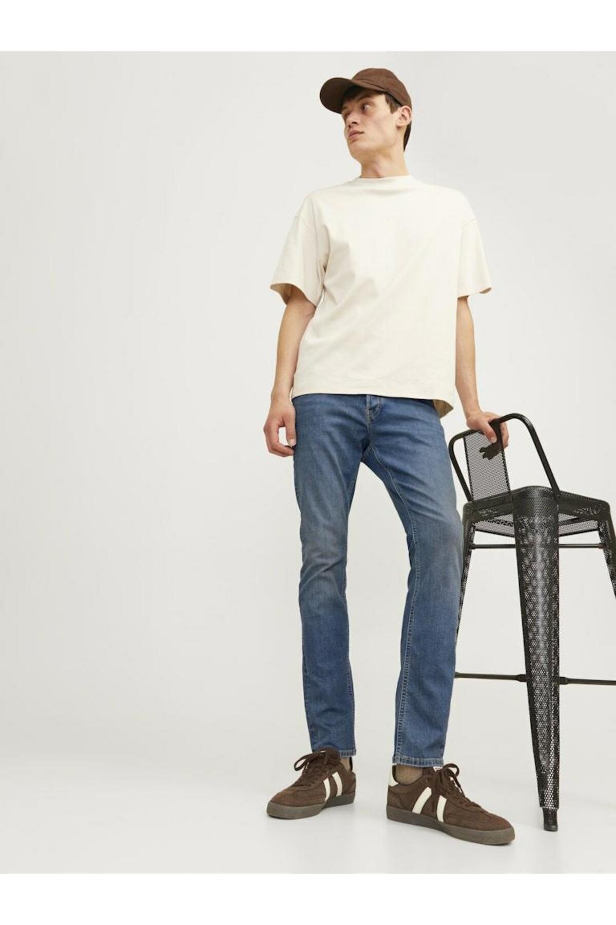 Jack & Jones Jack Jones Glenn Erkek Jean Pantolon 12259084 görsel 3