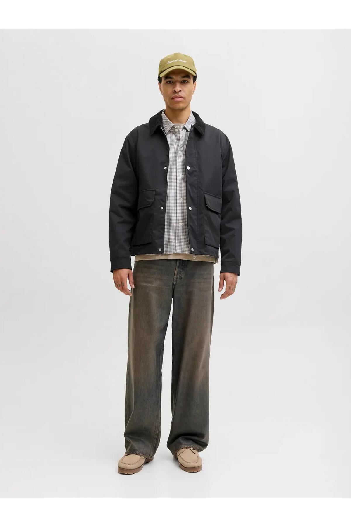 Jack & Jones Erkek Siyah Jorcatskılls Barn Jacket Sn Ceket 12291660-Black görsel 2