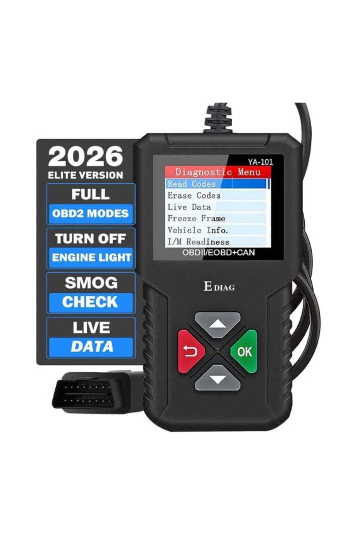 GÜMRÜK BEY YA-101 OBD2 Araç Arıza Tespit Cihazı – Motor Kod