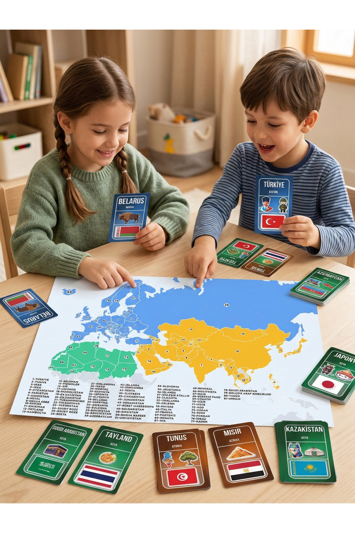 RKO Harita Avcıları | Eğitici Coğrafya ve Genel Kültür Kart Oyunu | Eğlenceli Aile Kutu Oyunu (6+ Yaş) fotoğrafı 4 (önizleme)